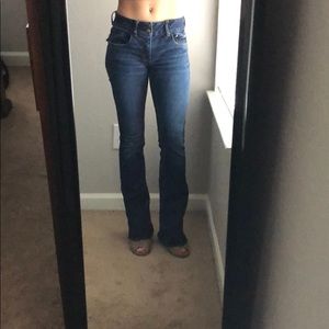 American Eagle artist flare jeans